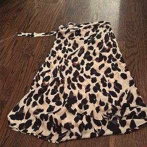 Leopard Wrap Skirt